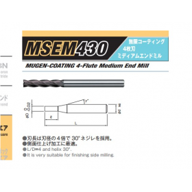 Carbide Endmill MSEM430
